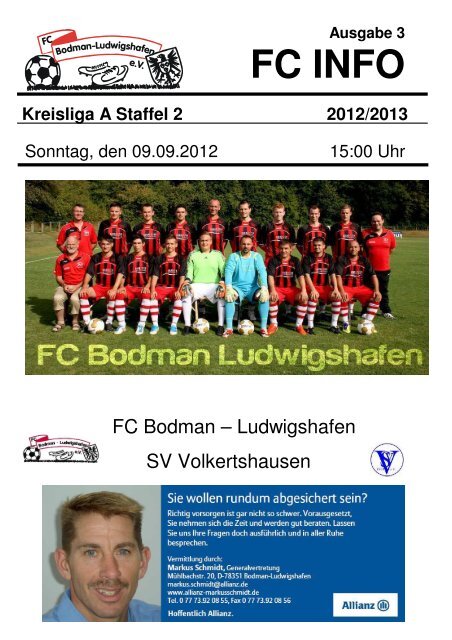 Ausgabe 3 - FC Bodman-Ludwigshafen