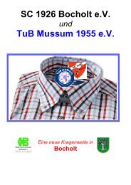 SC 1926 Bocholt e.V. TuB Mussum 1955 e.V.