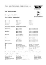 Programm (pdf) - TuS Griesheim