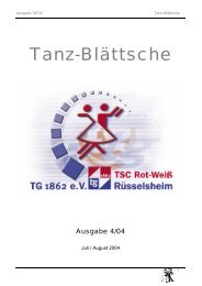 Ausgabe 4/2004 (Juli/August) - Herzlich Willkommen beim TSC Rot ...