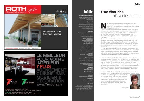 Mise en page 1 - Le journal romand de la construction