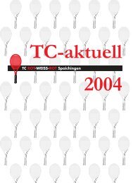 TC-Aktuell 2004 - TC Spaichingen