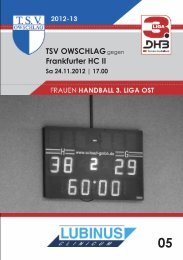 24.11.12 Heft 5 - TSV Owschlag
