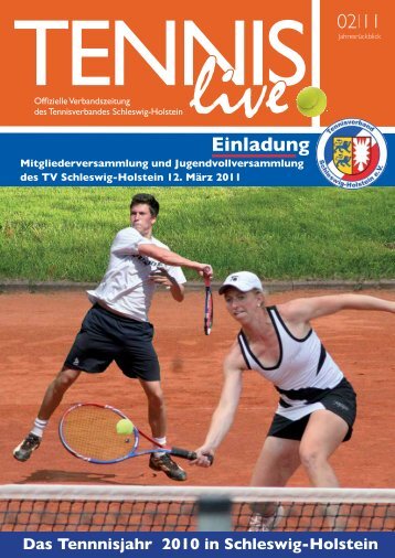 02I11 Einladung - Tennisverband Schleswig-Holstein