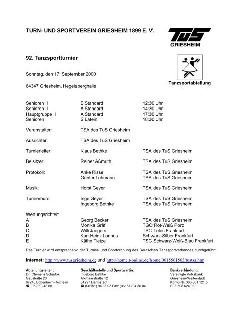 Ergebnisse (.pdf) - TuS Griesheim