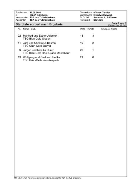 Ergebnisse (.pdf) - TuS Griesheim