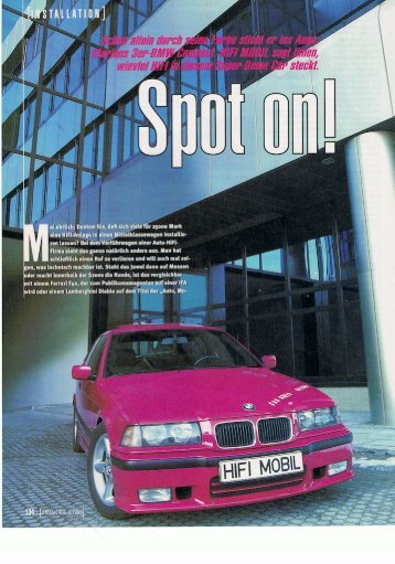 3-er BMW Compact (PDF 4,9 MB - Finsterwalder Elektronik, Wedel