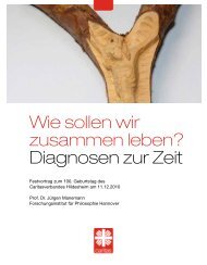 Wie sollen wir zusammen leben? Diagnosen zur Zeit