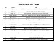 Download Thesis Index - Tulane School of Architecture - Tulane ...