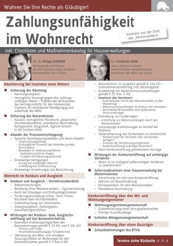 Zahlungsunfähigkeit im Wohnrecht - Schulyok Unger & Partner ...