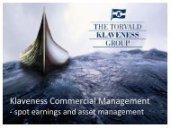 Klaveness Commercial Management - Marine Money