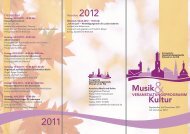 Musik Kultur - Evangelische Gesamtkirchengemeinde Biberach