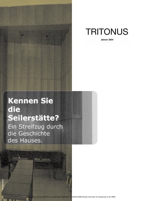 TRITONUS - HochschülerInnenschaft an der Universität für Musik