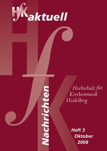 Hochschule für Kirchenmusik Heidelberg