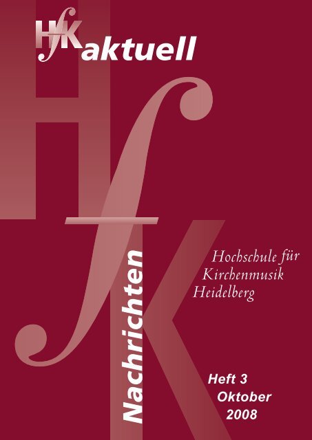 Hochschule für Kirchenmusik Heidelberg