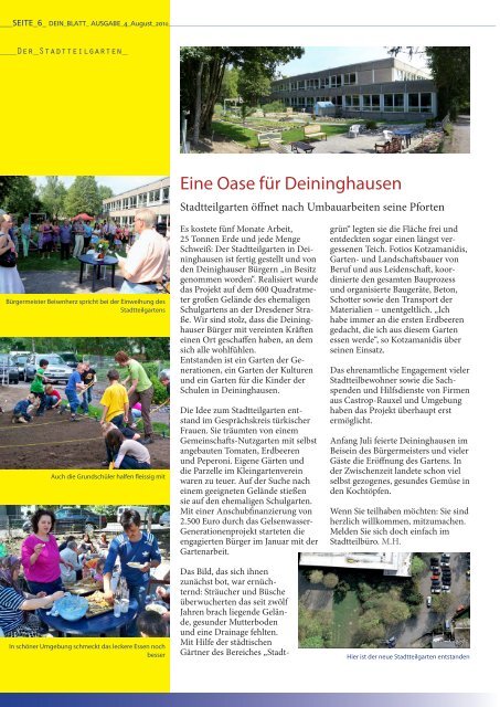 DEIN Blatt Ausgabe 4 - Deininghausen