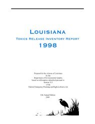 Louisiana 1998 - Louisiana Department of Environmental Quality