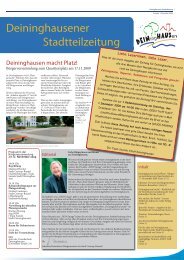 DEIN Blatt Ausgabe 1 - Deininghausen