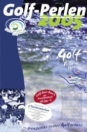 Termine - Golf im Land der Perlen und Forellen