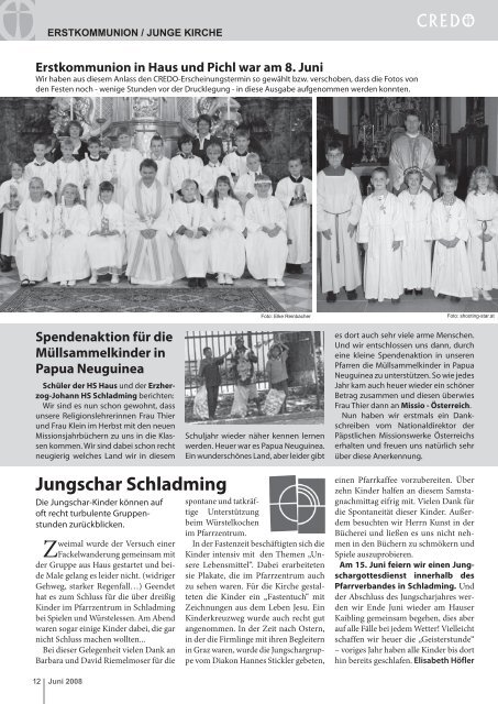 KATHOLISCHES PFARRBLATT