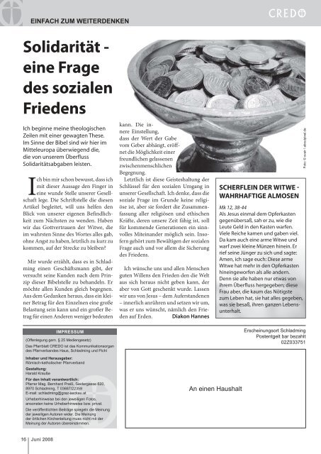 KATHOLISCHES PFARRBLATT