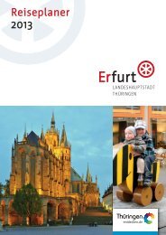 Reiseplaner 2013 - Erfurt