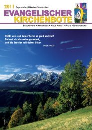 Ausgabe 3/2011 - Evangelische Pfarrgemeinde Schladming