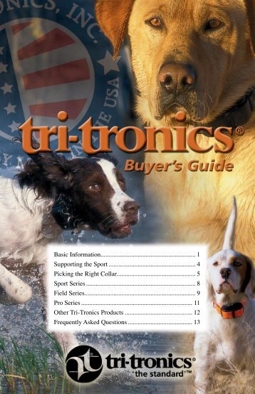 Tri-Tronics Buyer Guide