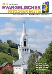 Ausgabe 2/2012 - Evangelische Pfarrgemeinde Schladming