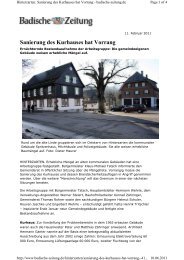 Sanierung des Kurhauses hat Vorrang