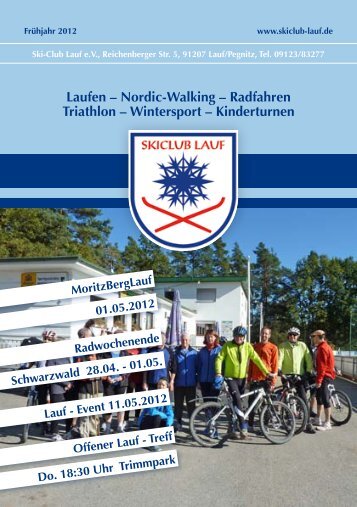 Laufen – Nordic-Walking – Radfahren Triathlon ... - Ski-Club Lauf eV
