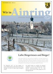 Ainringer Gemeindezeitung Nr. 41 - Gemeinde Ainring