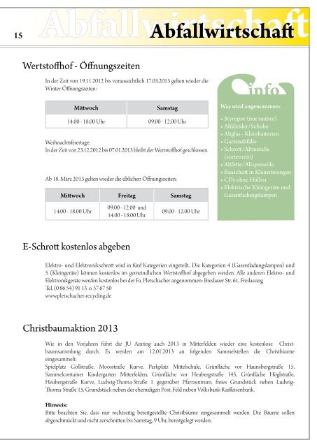 Ainringer Gemeindezeitung Nr. 41 - Gemeinde Ainring