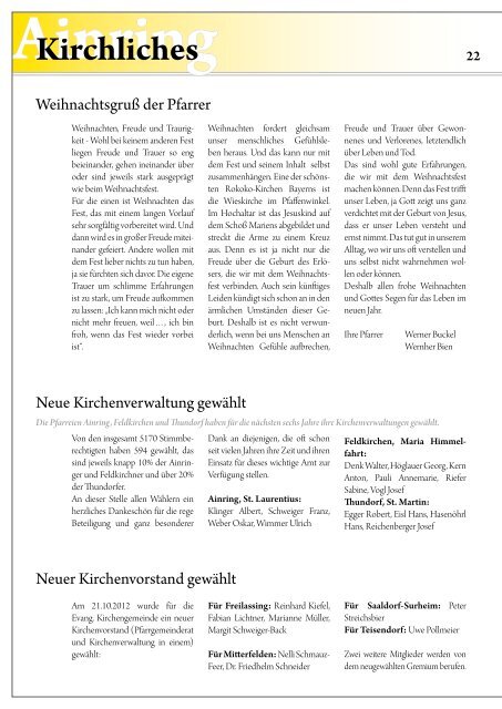 Ainringer Gemeindezeitung Nr. 41 - Gemeinde Ainring