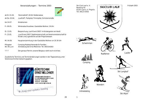 Heft 04-03 - Ski-Club Lauf eV