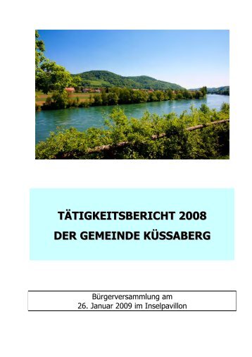 Tätigkeitsbericht 2008 als PDF