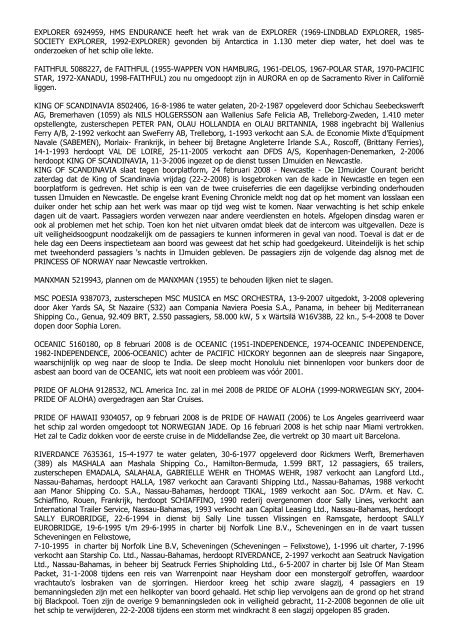 Nieuwsbrief 142 9 februari 2008 - World Ship Society Rotterdam ...