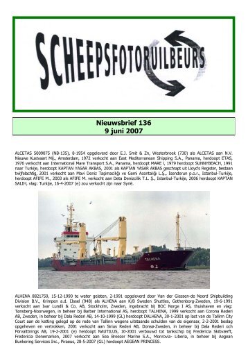 POUL BENZON - World Ship Society Rotterdam Branch