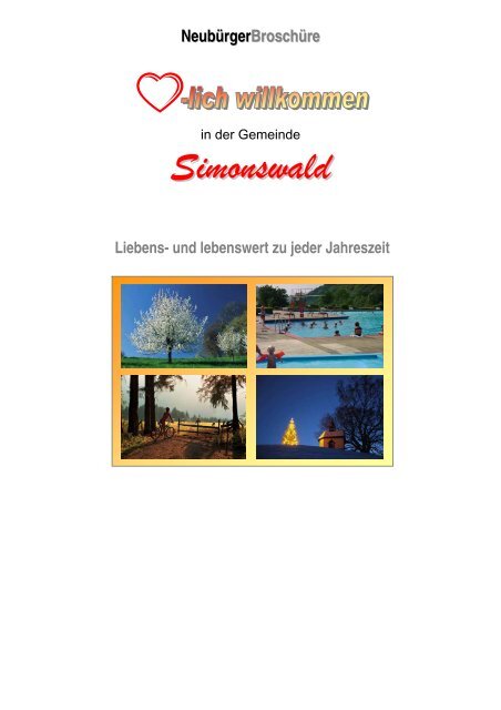 Download Neubürgerinfo (PDF) - Gemeinde Simonswald