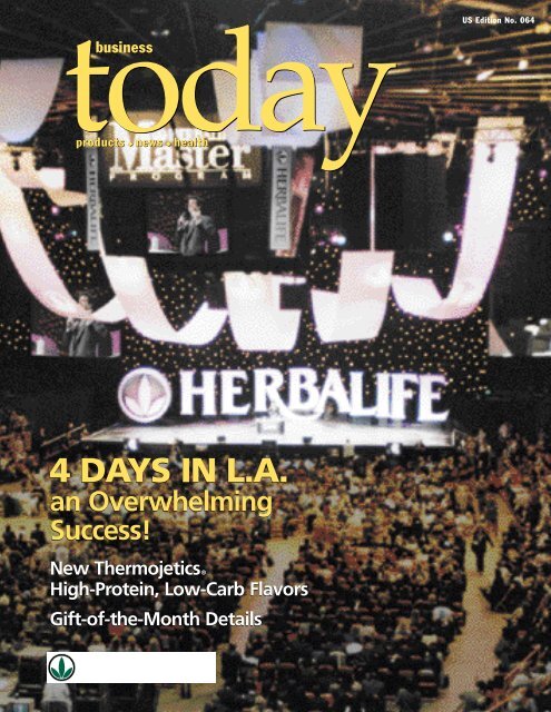 Today Magazine-April 2000 - Herbalife Around the World