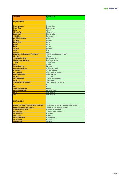 Fremdsprachen-Guide Deutsch Spanisch PDF