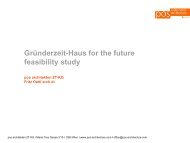 Gründerzeit-Haus for the future feasibility study - Europaforum Wien