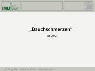 Thema 6: Leitsymptom Bauchmerzen