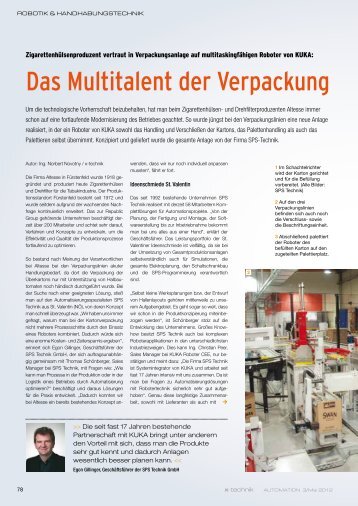 Das Multitalent der Verpackung - SPS-Technik GmbH