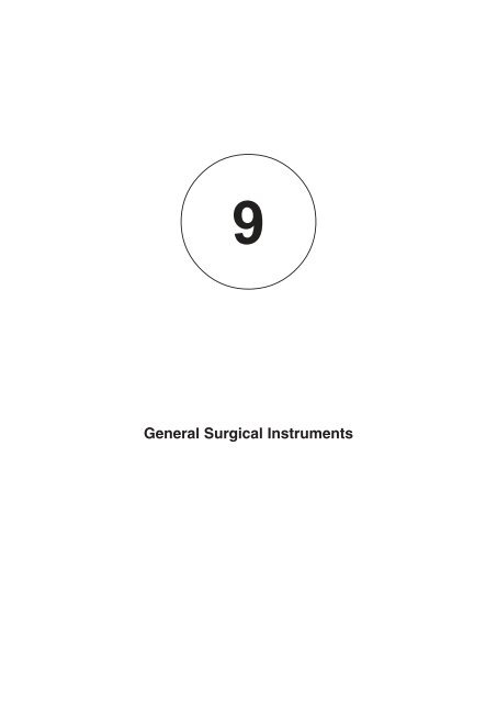 General Surgical Instruments - TREU-Instrumente GmbH