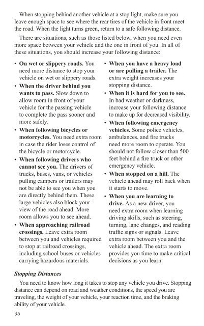 2013 Oregon Driver Manual - Oregon Department of Transportation