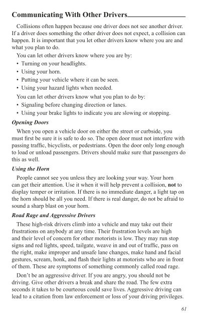 2013 Oregon Driver Manual - Oregon Department of Transportation