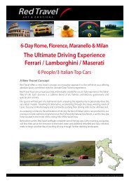 The Ultimate Driving Experience Ferrari / Lamborghini ... - Red Travel