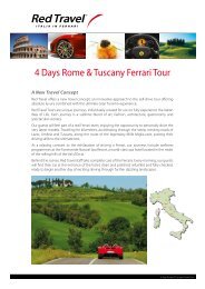 4 Days Rome & Tuscany Ferrari Tour - Red Travel