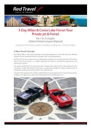 3-Day Milan & Como Lake Ferrari Tour Private jet ... - Red Travel